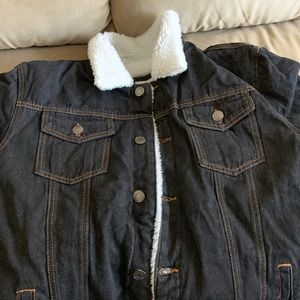 Mens Sherpa Jean Jacket